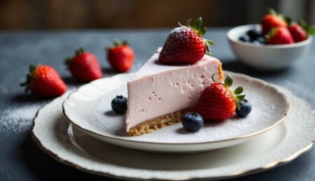 עוגת גבינה ותותים