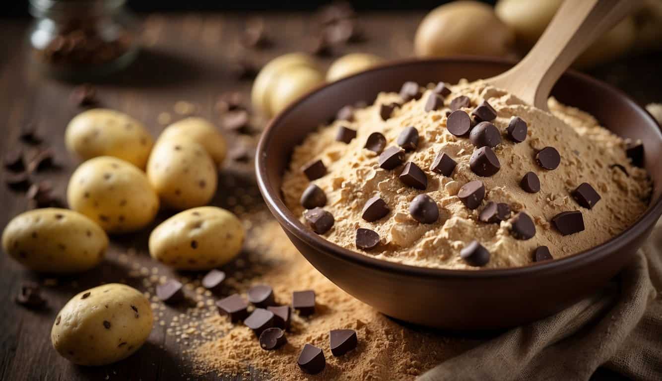 עוגיות שוקולד צ'יפס מקמח תפוחי אדמה