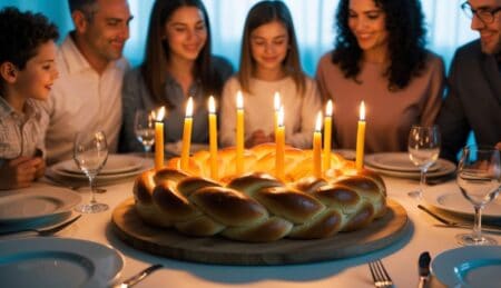 עוגת שמרים עם חלבה
