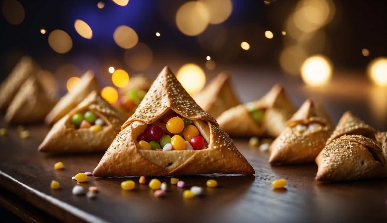 אוזני המן עם סוכריות