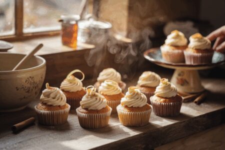 קאפקייקס דבש