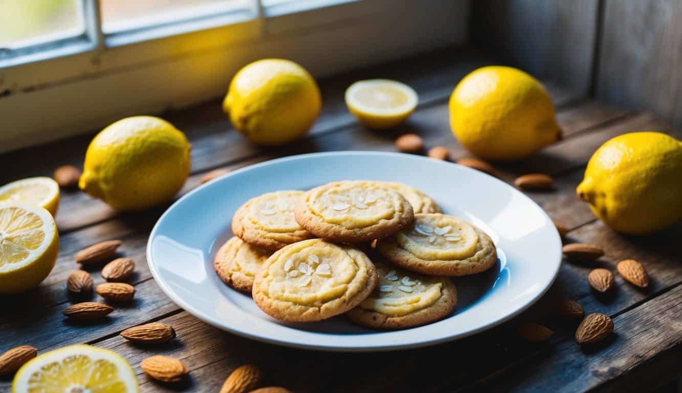 עוגיות לימון שקדים