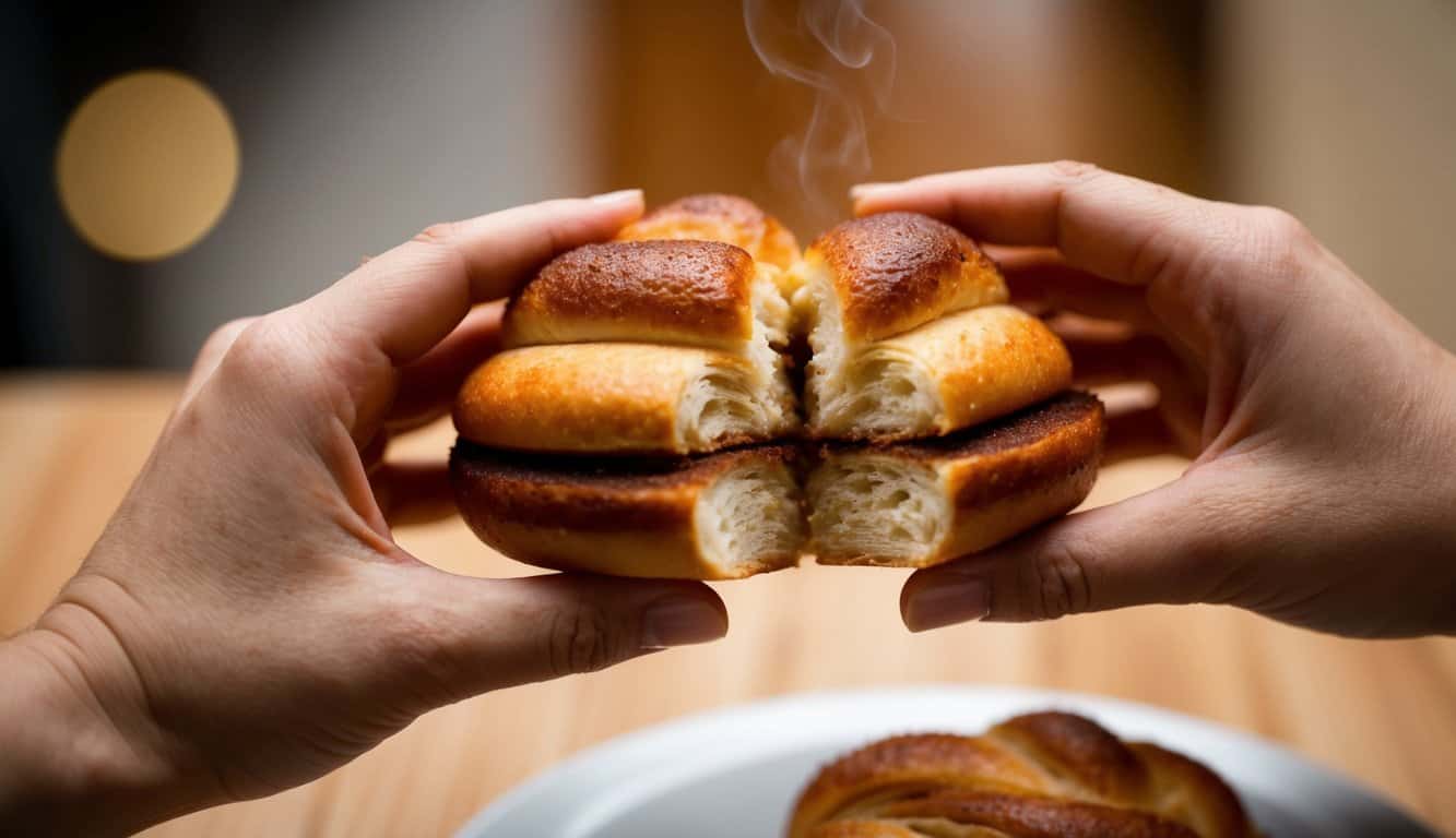 עוגת שמרים קינמון נתלשת